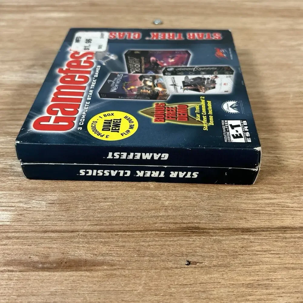 Gamefest Star Trek‎ Classics Dual Jewel Case PC CD-ROM 3 Games Sealed